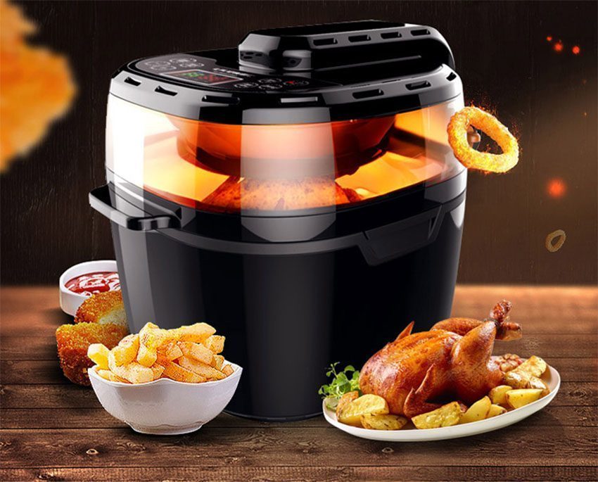 Nồi chiên không dầu đa năng thế hệ thứ 3 Liven KZ-D1001 - Hàng chính hãng