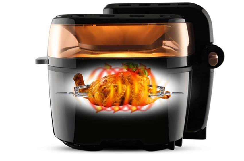 Nồi chiên không dầu đa năng thế hệ thứ 3 Liven KZ-D1001 - Hàng chính hãng