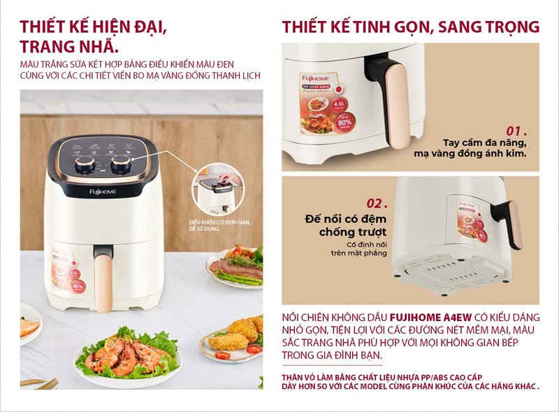 Nồi được làm từ chất liệu cao cấp, bền bỉ và an toàn cho sức khỏe