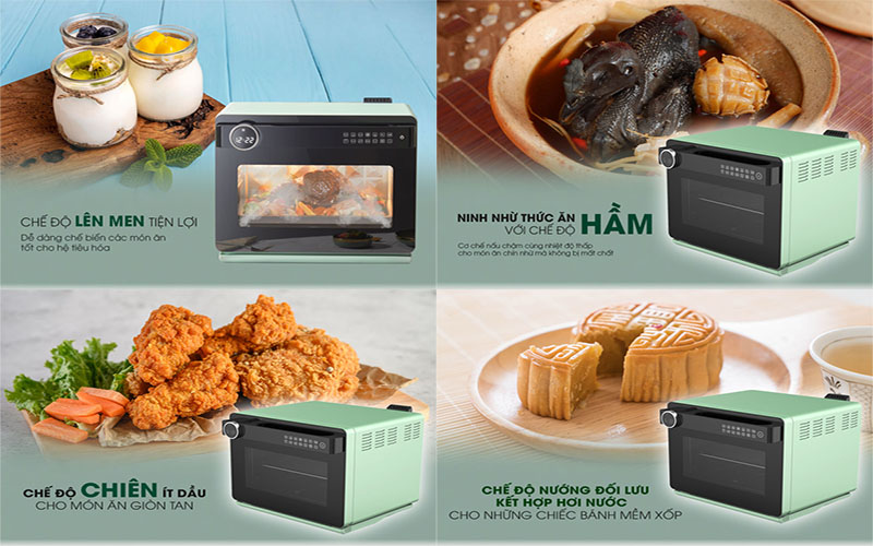 Nồi chiên không dầu hơi nước FujiMaster FJM-2422 - Hàng chính hãng