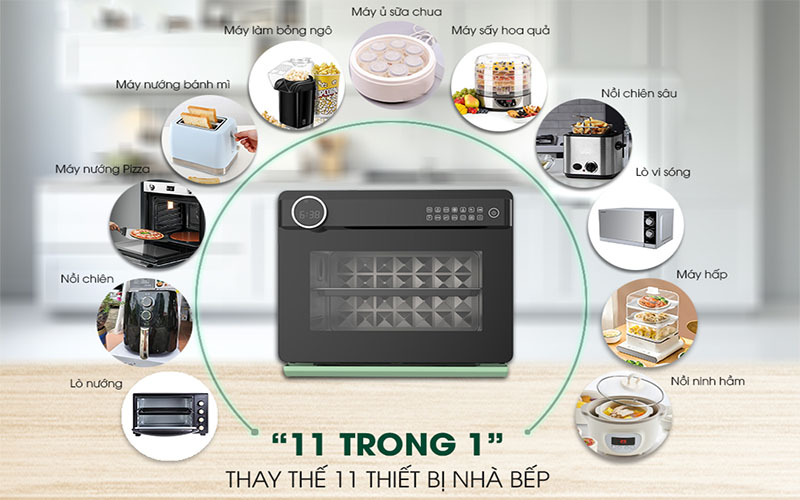 Nồi chiên không dầu hơi nước FujiMaster FJM-2422 - Hàng chính hãng