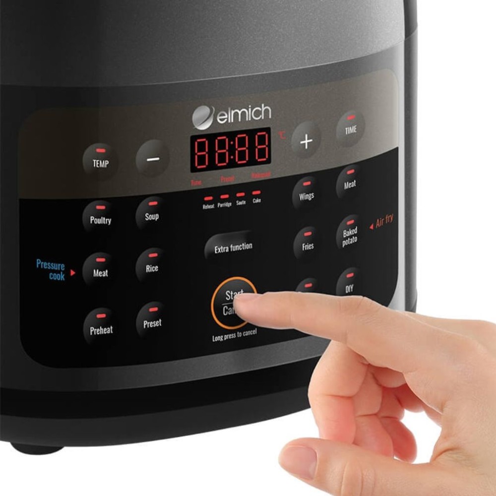 Nồi chiên không dầu kết hợp áp suất Elmich AFE-1808 - Hàng chính hãng