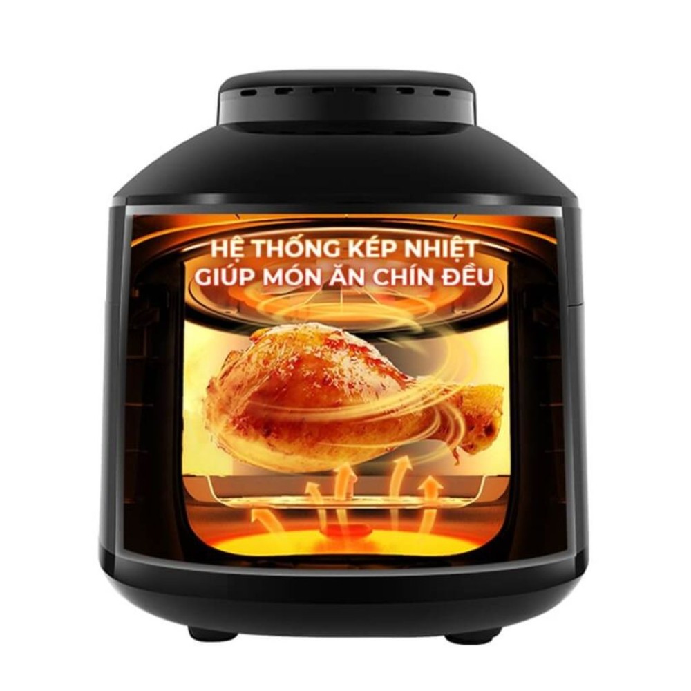 Nồi chiên không dầu kết hợp áp suất Elmich AFE-1808 - Hàng chính hãng