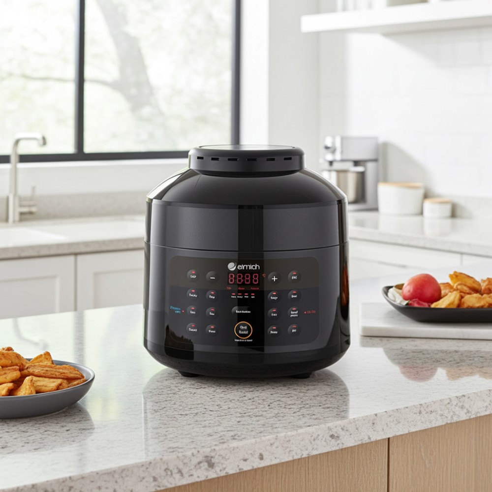Nồi chiên không dầu kết hợp áp suất Elmich AFE-1808 - Hàng chính hãng