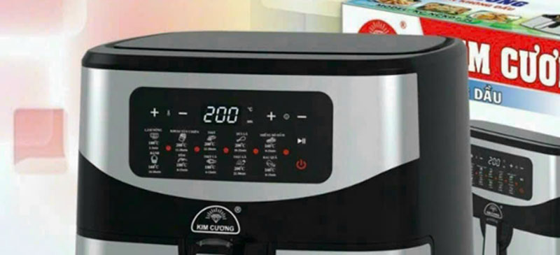 Nồi chiên không dầu Kim Cương NCKD72KC - Hàng chính hãng