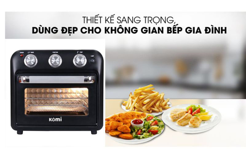 Dung tích 18 lít, chế biến được nhiều thực phẩm cùng lúc