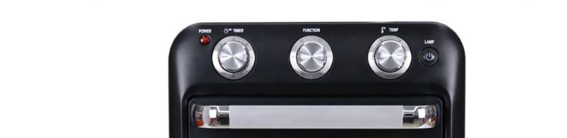 Điều khiển thời gian, nhiệt độ, chức năng với 3 núm xoay