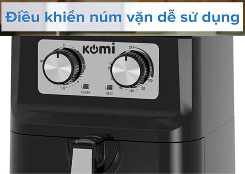 Nồi chiên không dầu Komi KM-NC502 - Hàng chính hãng