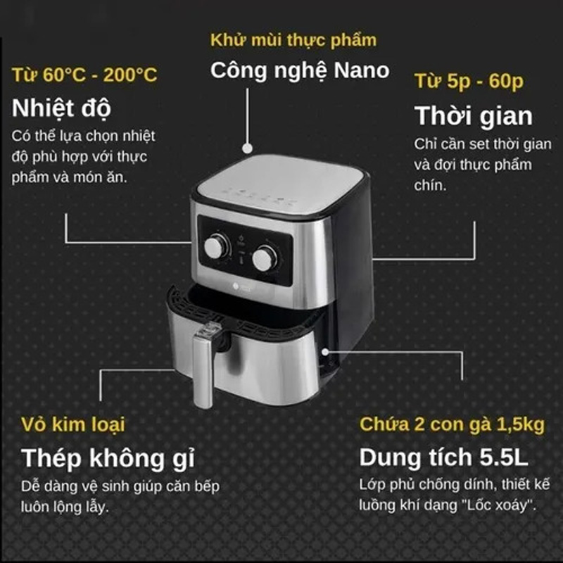 Lotte LTS-AF5SM với nhiều tính năng thông minh