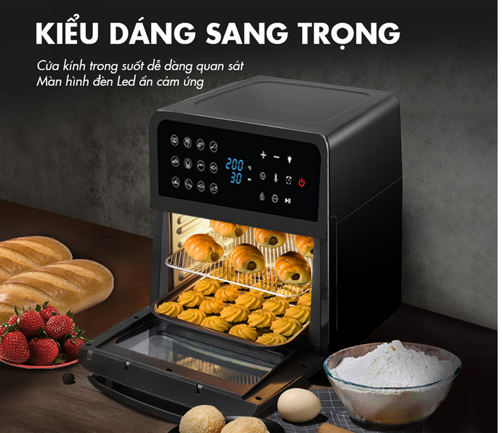 Nồi chiên không dầu Nagakawa NAG3307 (12 lít) - Hàng chính hãng