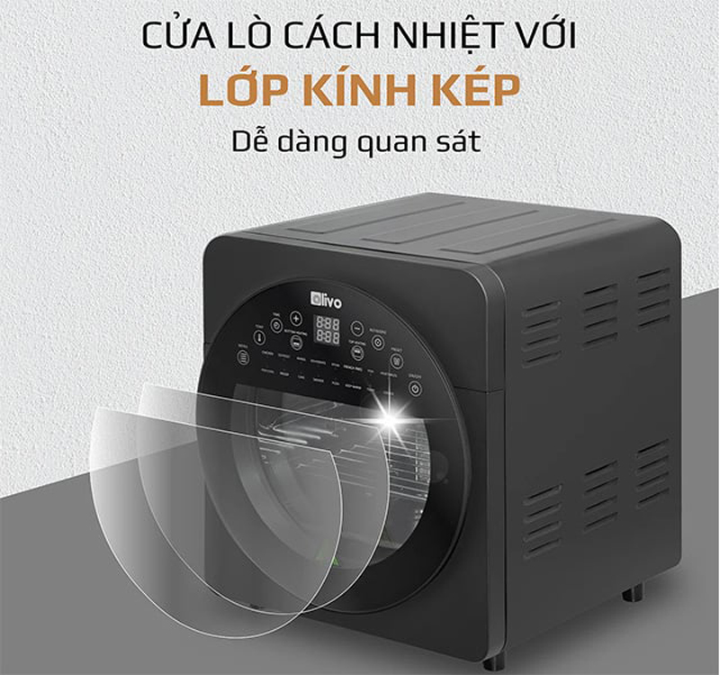 Nồi chiên không dầu Olivo AF150 - Hàng chính hãng