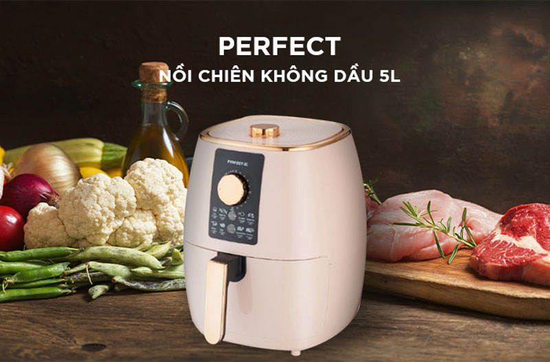 Nồi chiên không dầu Perfect PF-A5P - Hàng chính hãng
