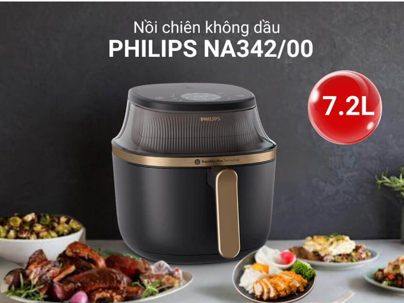 Nồi chiên không dầu Philips NA342/00 - Hàng chính hãng