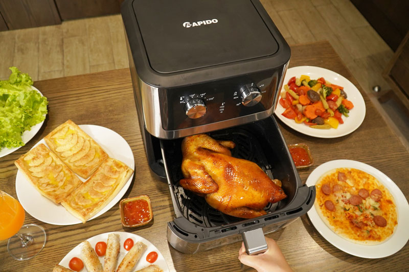 Công suất lớn, thức ăn nhanh chín, tiết kiệm thời gian và điện năng