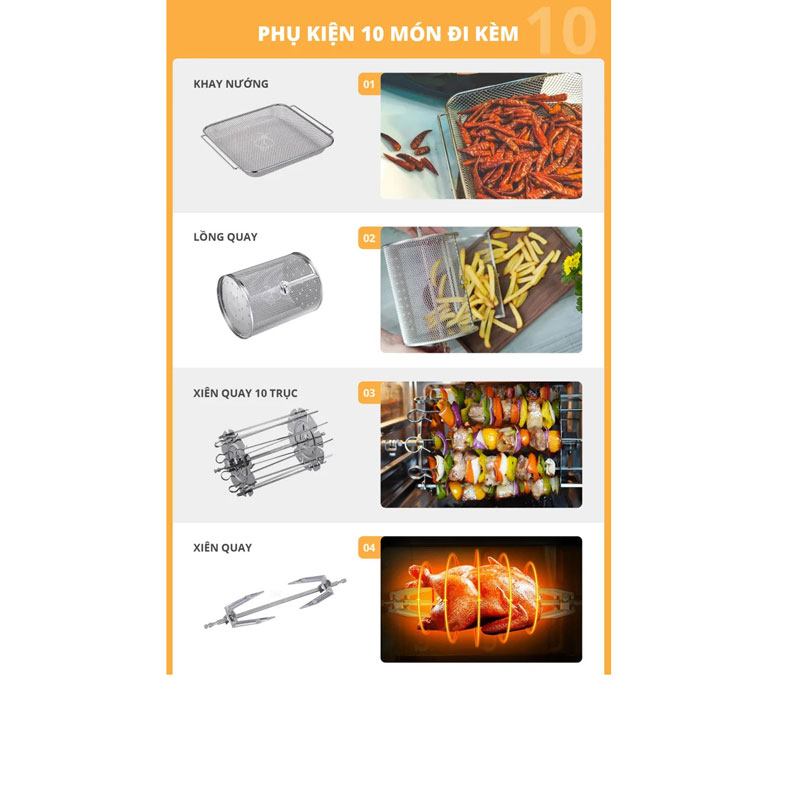 Nồi chiên không dầu Snapbee QUEEN RF15 - Hàng chính hãng