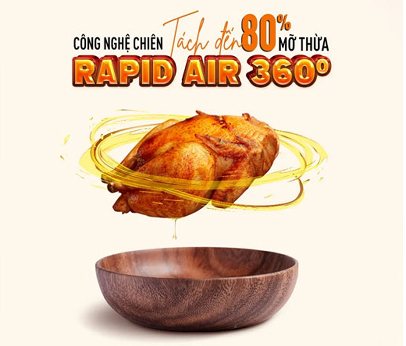 Nồi chiên không dầu Spelier SP-T6.5 - Hàng chính hãng