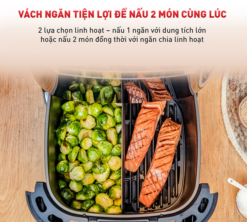 Nồi chiên không dầu Tefal EY801815 ( 6.5L) - Hàng chính hãng