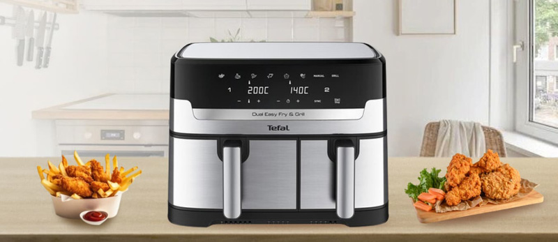 Nồi chiên không dầu Tefal 8.3 lít EY905D10 - Hàng chính hãng