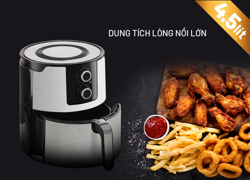 Dung tích phù hợp cho gia đình từ 3-5 người