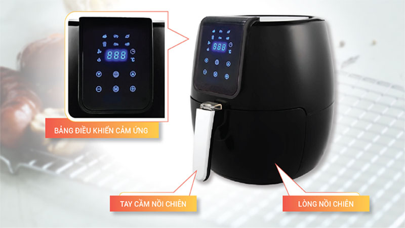 Nồi chiên nướng không dầu Magic Korea A-805 - Hàng chính hãng