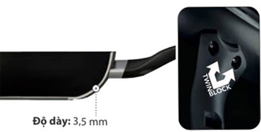 Nồi chống dính Moneta Nova 24cm - Hàng chính hãng
