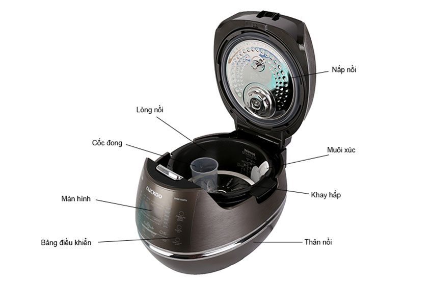 Nồi cơm-áp suất điện tử Cuckoo CRP-CHSS1009FN - Hàng chính hãng