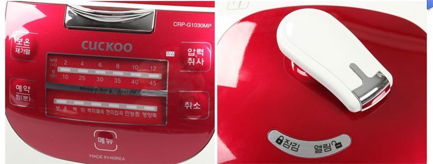 Nồi cơm áp suất điện tử Cuckoo CRP-G1030MP - Hàng chính hãng
