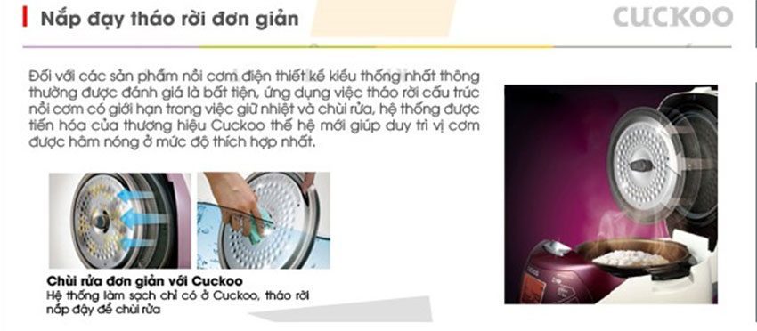 Nồi cơm áp suất điện tử Cuckoo CRP-N0610FP - Hàng chính hãng