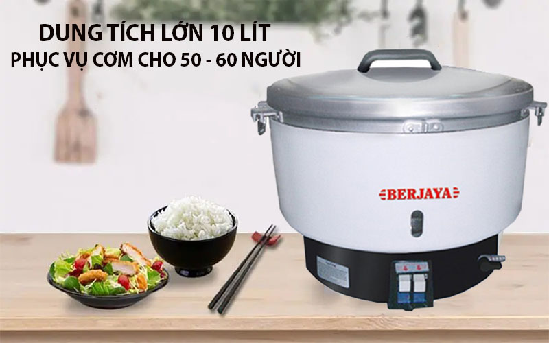Nồi cơm công nghiệp dùng gas Berjaya BJY-GRC60 - Hàng chính hãng