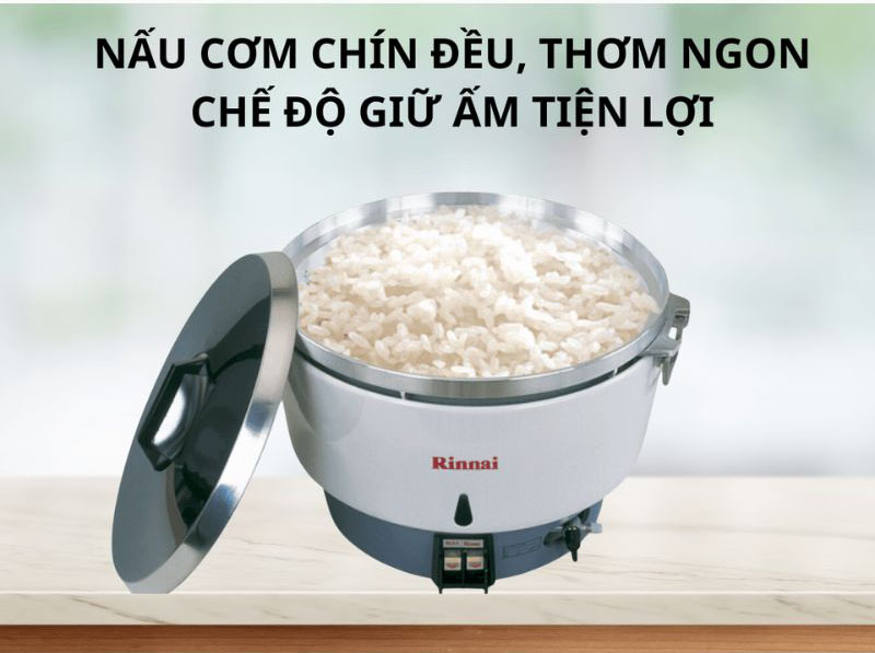 Nồi cơm gas công nghiệp Rinnai RTL-R10 - Hàng chính hãng