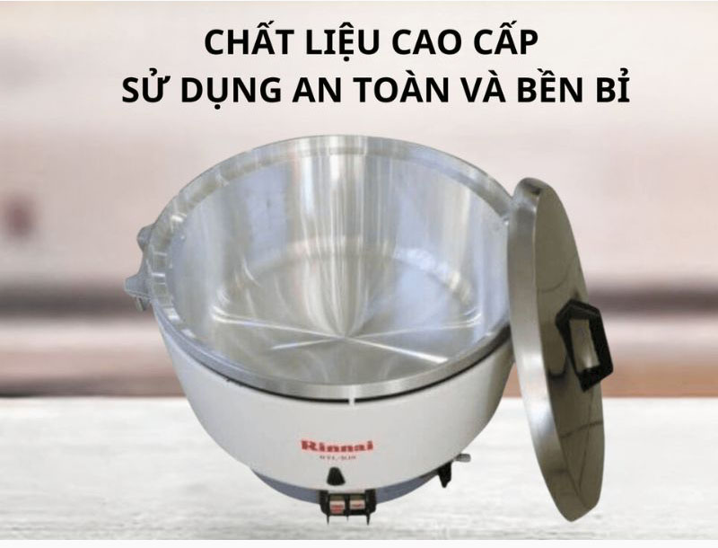 Nồi cơm gas công nghiệp Rinnai RTL-R10 - Hàng chính hãng