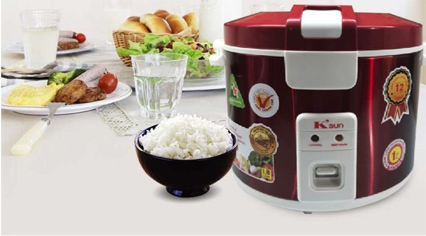 Nồi cơm điện 1.8L K'sun BA-2186S - Hàng chính hãng