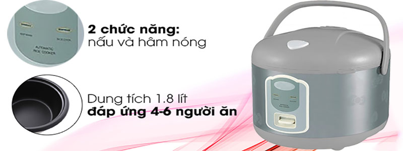 Dung tích của Nồi cơm điện Arber AB-119
