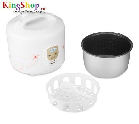 Nồi cơm điện nắp gài Caribbean CRC-182 - Dung tích 1.8L - Hàng chính hãng