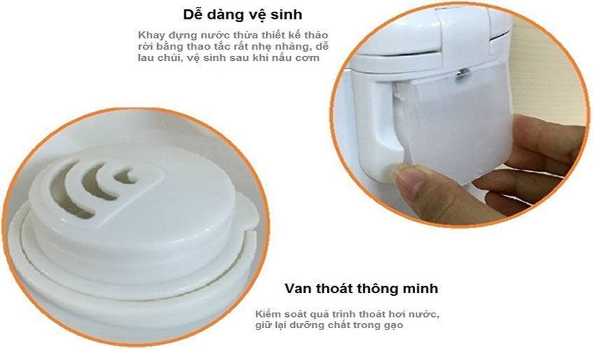 Nồi cơm điện Comet CM8028S - Hàng chính hãng