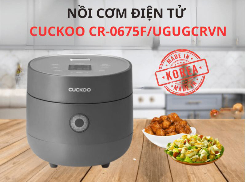 Nồi cơm điện Cuckoo 1.08 lít CR-0675F - Hàng chính hãng