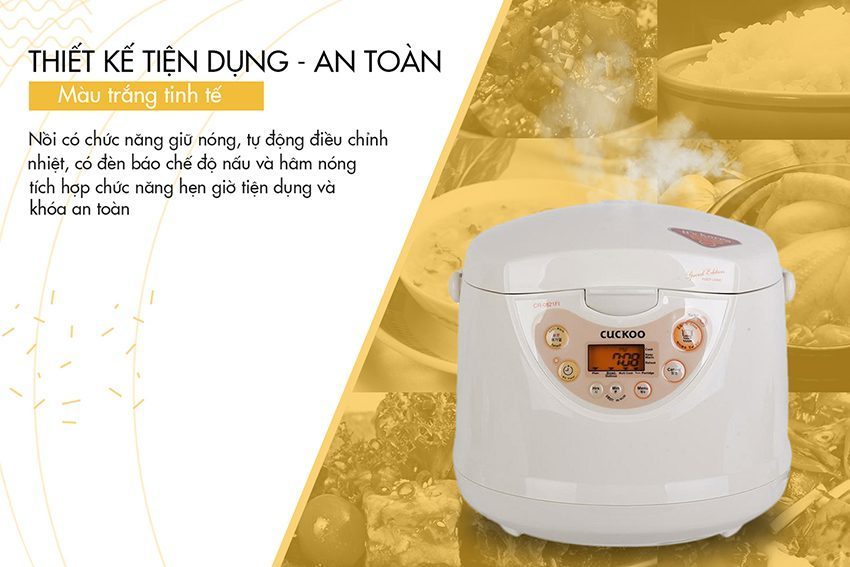 Nồi cơm điện Cuckoo CR-0821FI - Hàng chính hãng