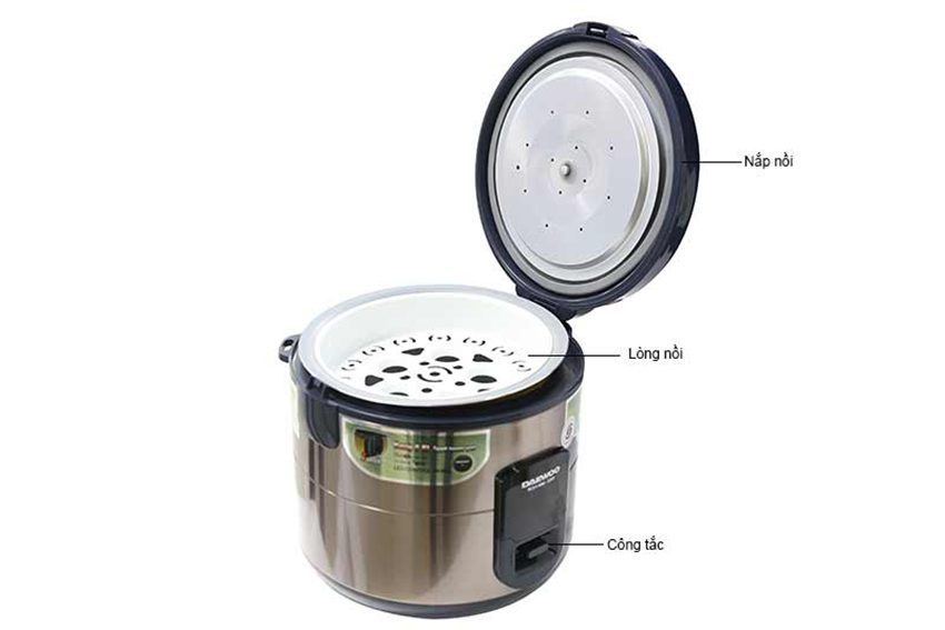 Nồi cơm điện Daewoo RC-2201 - Hàng chính hãng