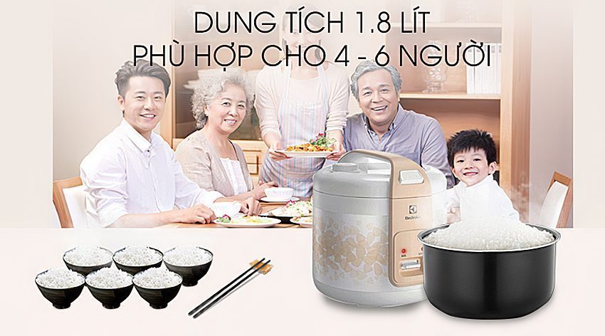 Nồi cơm điện Electrolux ERC-3105 - Hàng chính hãng