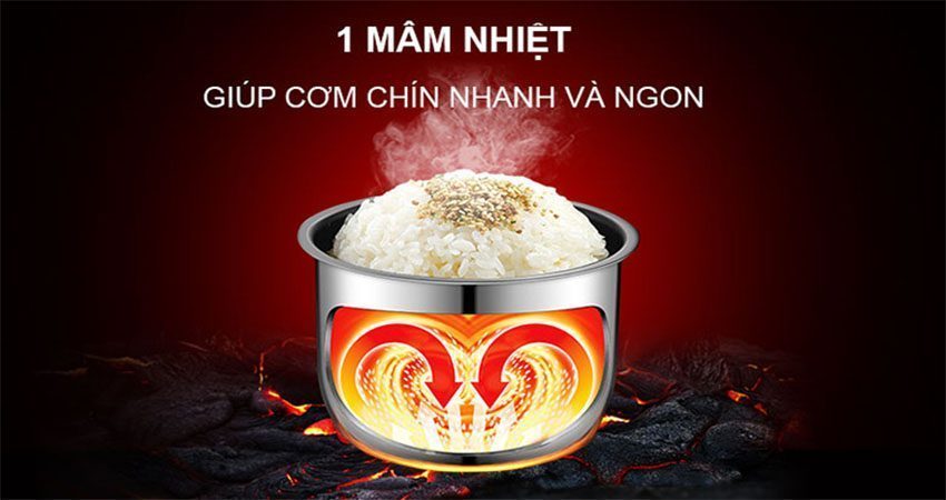 Nồi cơm điện tử Hitachi RZ-D18WFY - Hàng chính hãng
