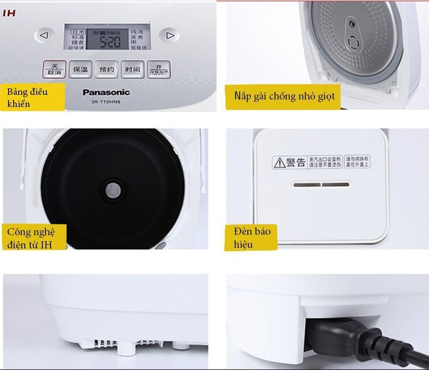 Chi tiết của nồi cơm điện IH đa năng Panasonic SR-T10HN8 (3L)