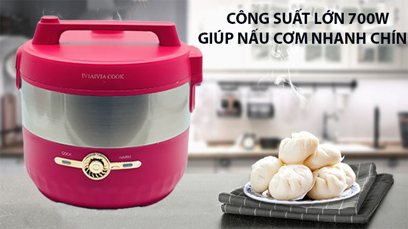 Công suất của Nồi cơm điện IVIAIVIA COOK MM-NC19