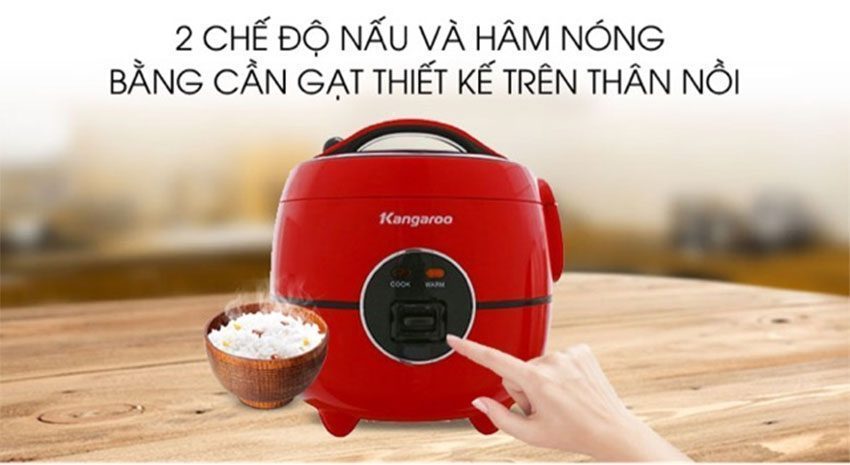 Nồi cơm điện Kangaroo KG822 - Hàng chính hãng