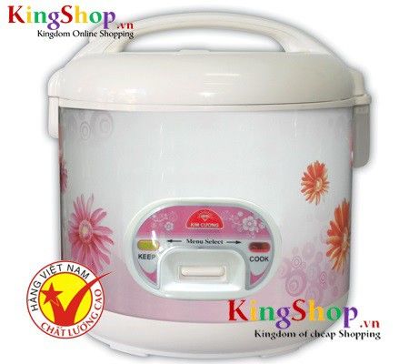 Nồi cơm điện nắp gài Kim Cương 2.2LG 2,2 lít – Thương hiệu Việt - Hàng chính hãng