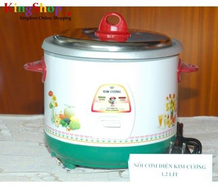 Nồi cơm điện Kim Cương nắp rời 1.2LR - Dung tích 1.2L - Hàng chính hãng