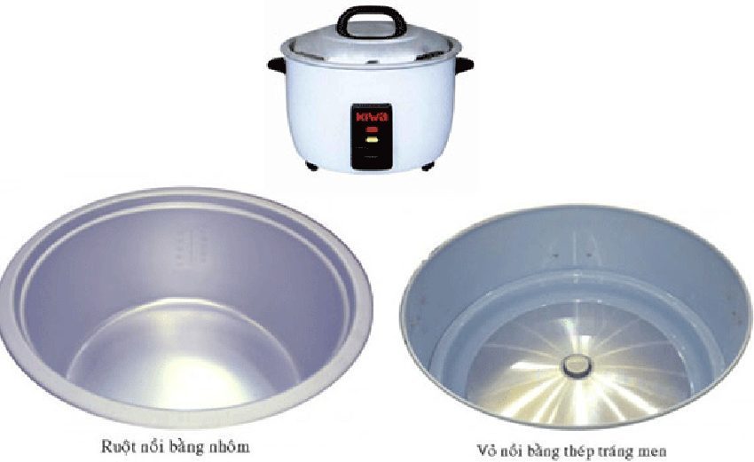 Nồi cơm điện Kiwa MK-55RE - Hàng chính hãng