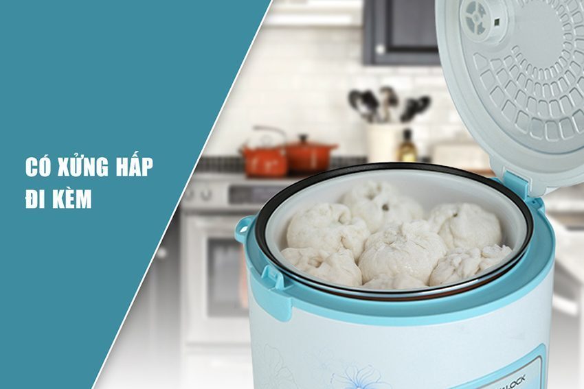 Nồi cơm điện Lock & Lock EJR446BLU - Hàng chính hãng