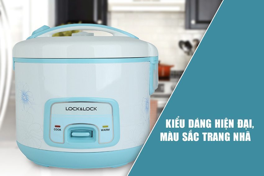 Nồi cơm điện Lock & Lock EJR446BLU - Hàng chính hãng