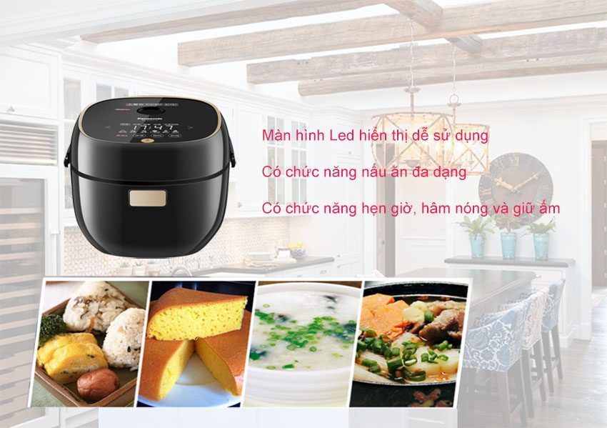 Nồi cơm điện Panasonic SR-AC071-K - Hàng chính hãng