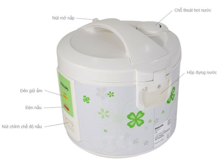 Nồi cơm điện Philips HD3017 - Hàng chính hãng